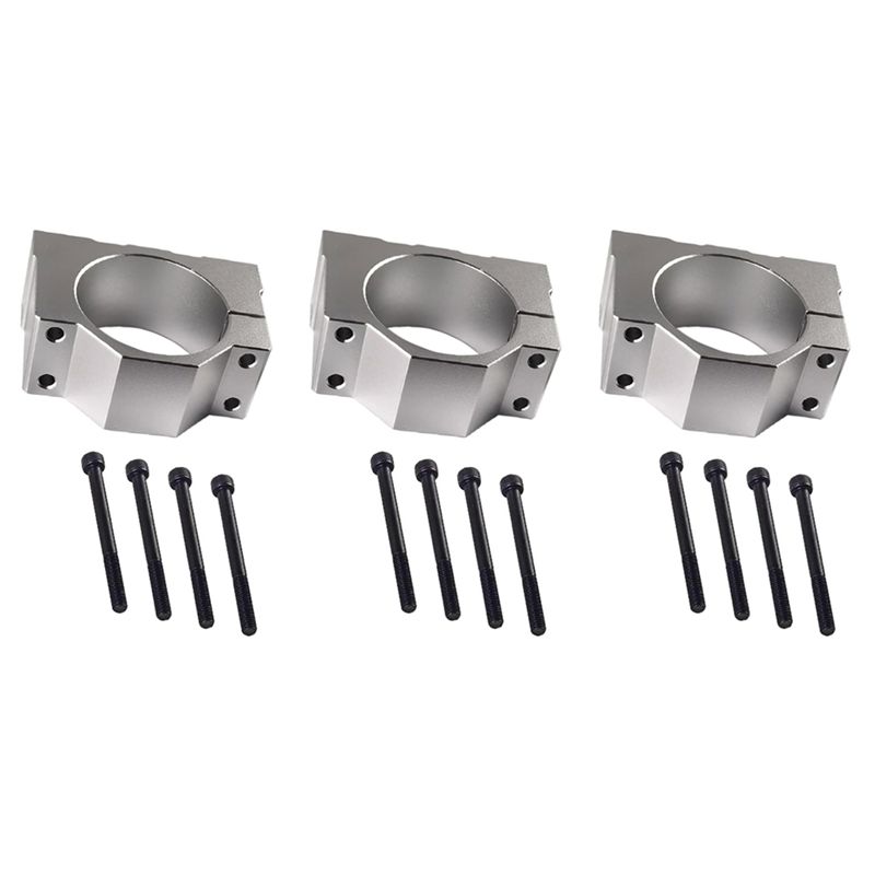 Cnc Spindle Motor - A02M-3Pcs 52Mm Spindle Clamp Motor Bracket,